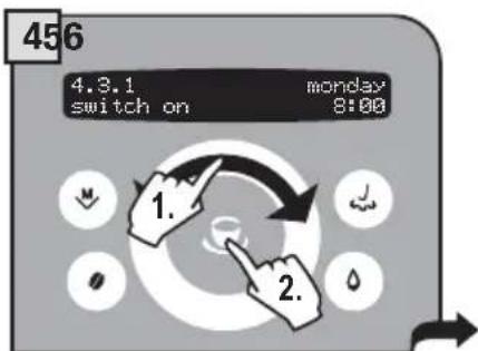 GAGGIA Platinum Swing Up RI8176 - "MONDAY" TIMER SETTING - 5