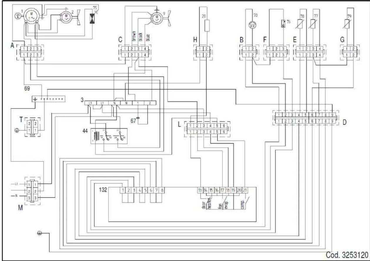GRAM SBU20HLE - PLAQUETTE SCHEME ELECTRIQUE - 2