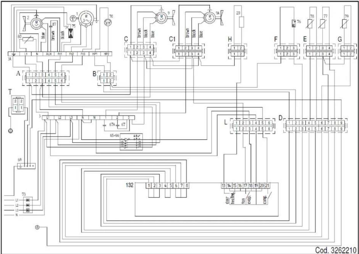 GRAM SBU20HLE - PLAQUETTE SCHEME ELECTRIQUE - 3