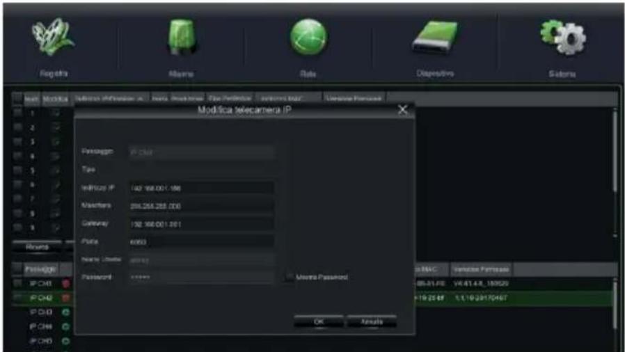 GROTHE NVR 1098328P - CONFIGURAzione CANALI IP - 8