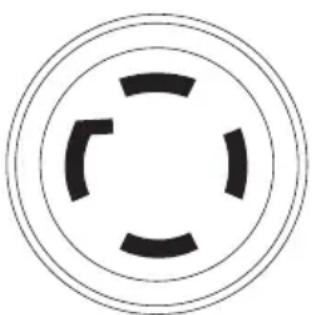 Generac G0076750 - Toma de corriente de 120/240 VCA, 30 amperios - 1