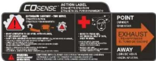 Generac G0076750 - Remplacement des étiquettes de danger - 6