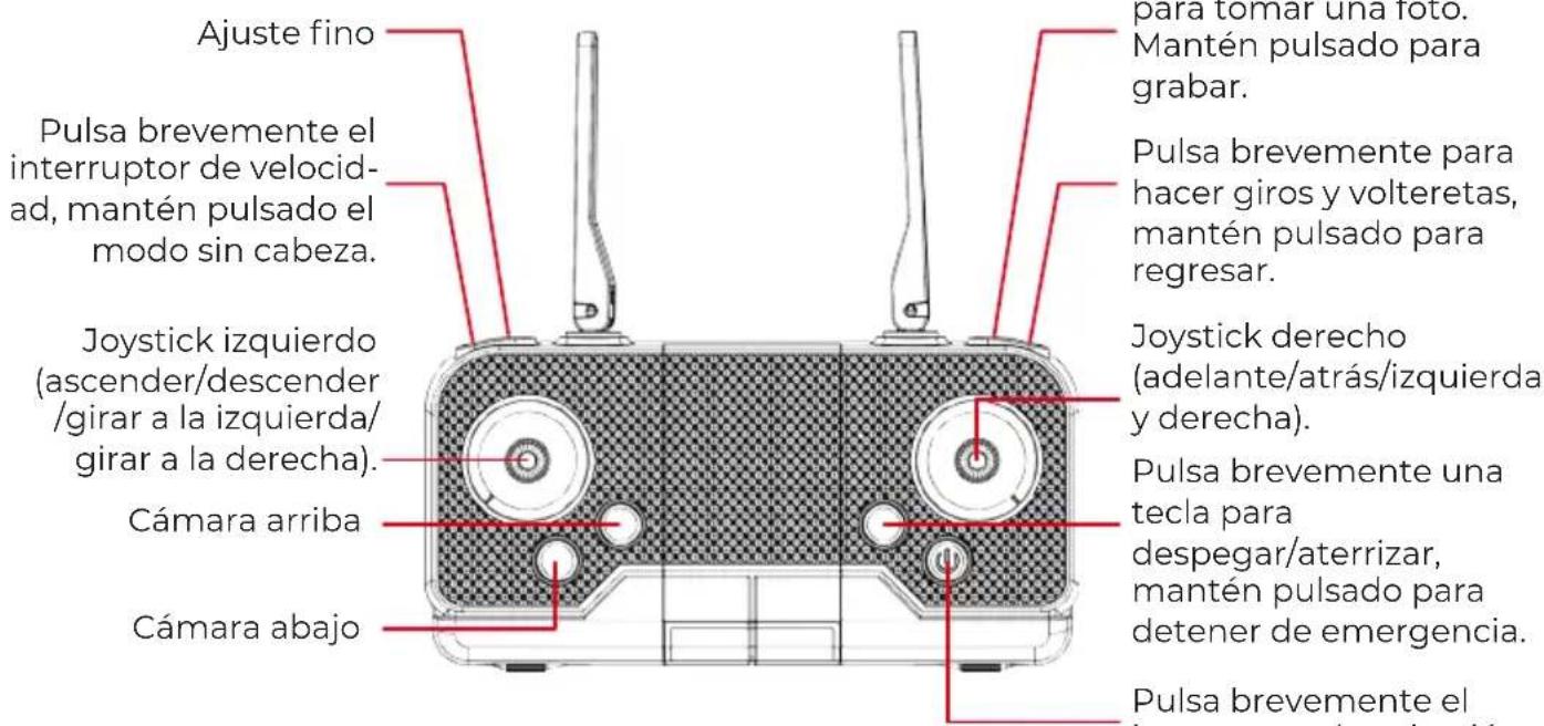 Prixton Alpha Pro - CONOCE TU CONTROL REMOTO 1. PARTES DEL CONTROL REMOTO - 1