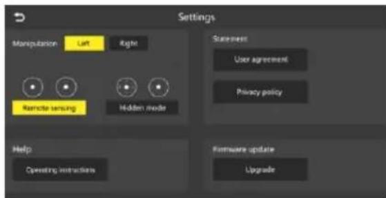Prixton Alpha Pro - Configurações de conexão: - 2