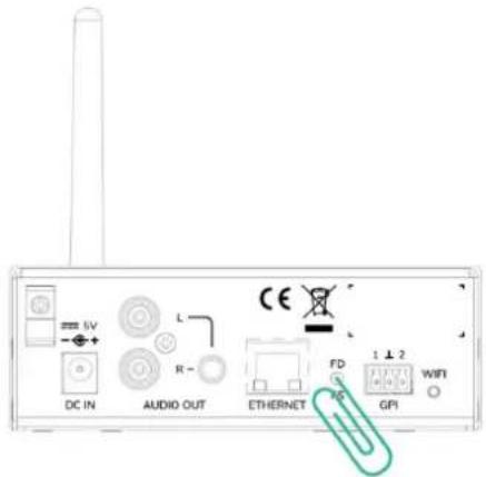 Ecler PLAYER ZERO - REGLAGES D'USINE / MISE A JOUR DU FIRMWARE - 1