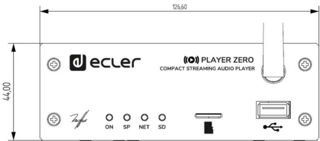 Ecler PLAYER ZERO - SCHEMA MECANIQUE - 1