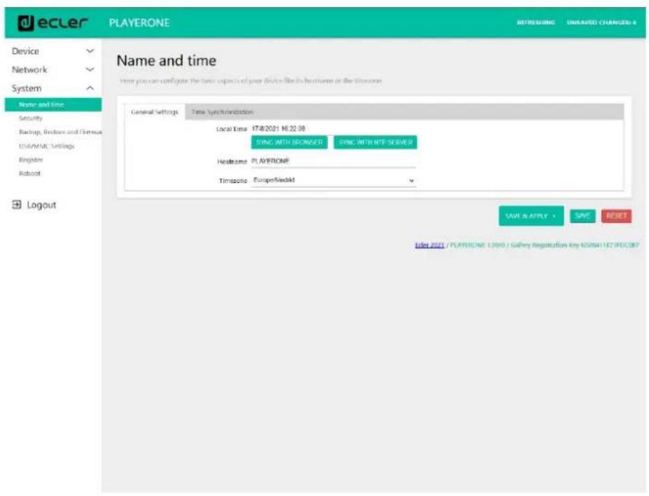 Ecler PLAYER ZERO - 7.2.4CALENDAR (CALENDRIER) - 2