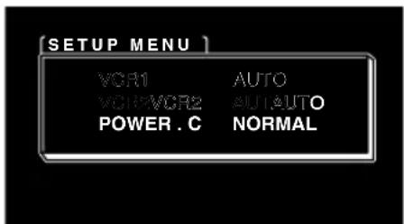 PIONEER AVDW1100V - Selegione [POWER.C]. - 1