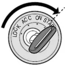 PIONEER AVDW1100V - Start de motor van het voertuig. - 1