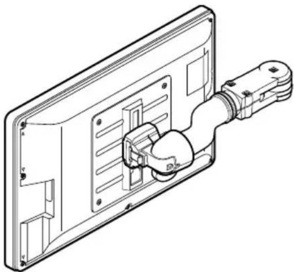PIONEER AVDW1100V - Befestigen des Displays - 2