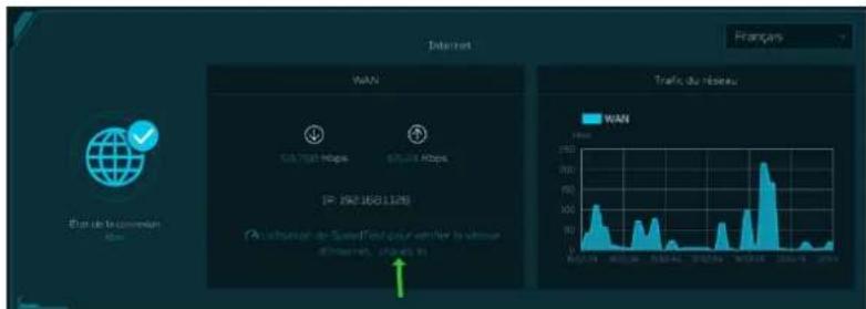 ACER Predator Connect W6x - Test de vitesse du réseau : - 1