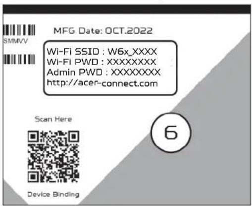 ACER Predator Connect W6x - Installation et configuration - 6