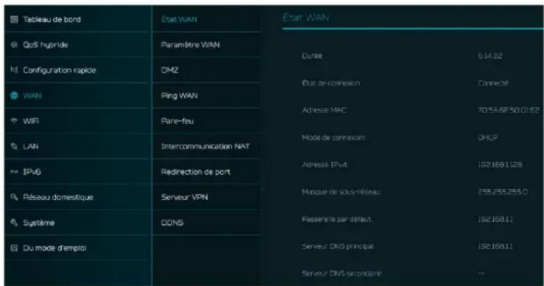 ACER Predator Connect W6x - État du réseau étendu - 1