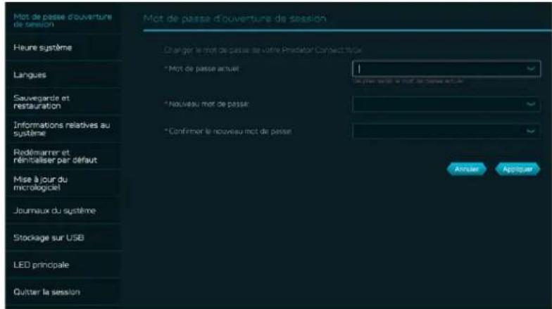 ACER Predator Connect W6x - Mot de passer - 1