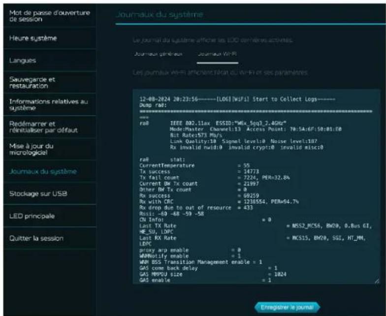 ACER Predator Connect W6x - Journal système - 2