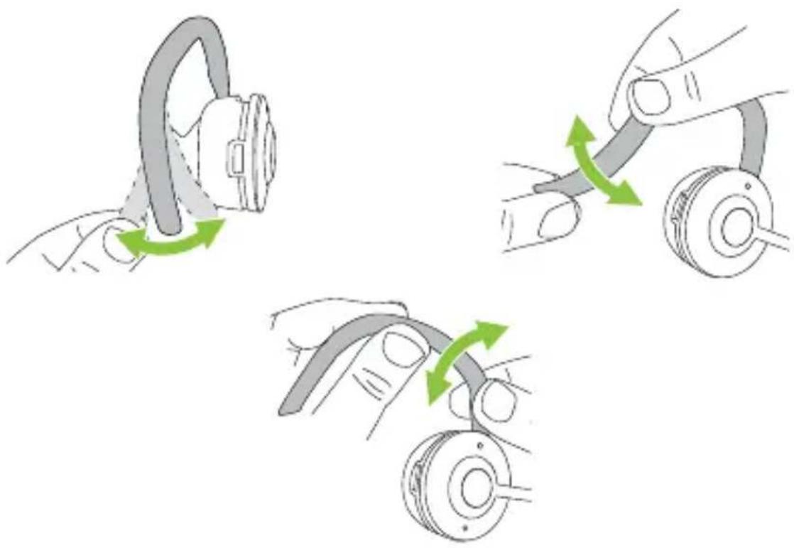 JABRA ENGAGE 55 SE - Comment changer le contour d'oreille du micro-casque convertible - 1