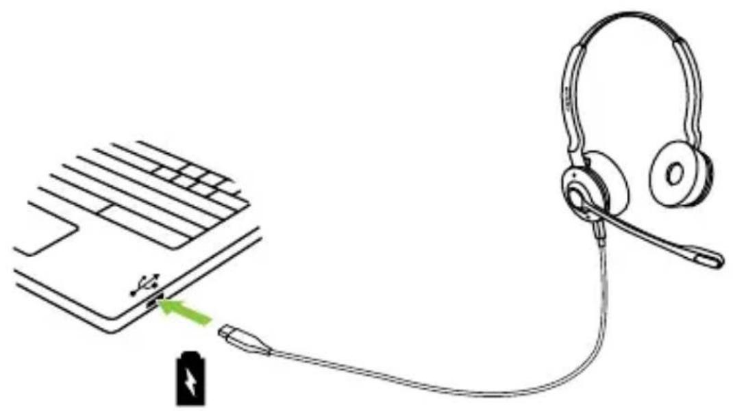 JABRA ENGAGE 55 SE - Chargement USB - 1