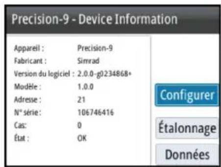 SIMRAD IS42 - Liste des appareils - 3
