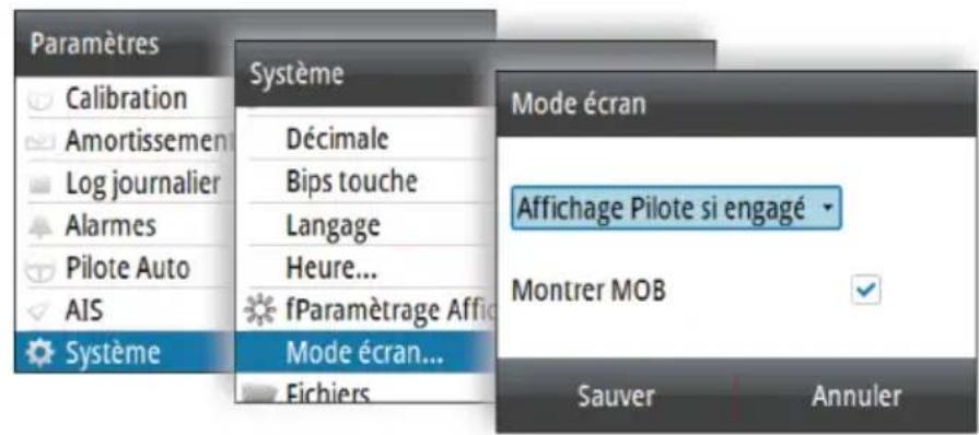 SIMRAD IS42 - Mode écran - 1