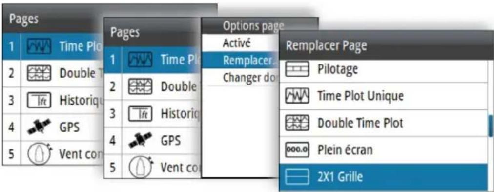 SIMRAD IS42 - Remplacement d'une page - 1