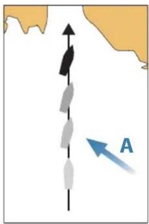 SIMRAD IS42 - Virement de bord et empannage en mode vent - 4