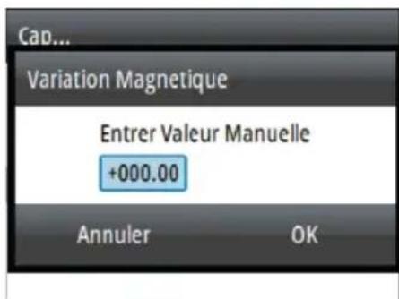 SIMRAD IS42 - Modification d'une valeur numérique - 1