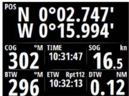 SIMRAD IS42 - Page GPS - 1