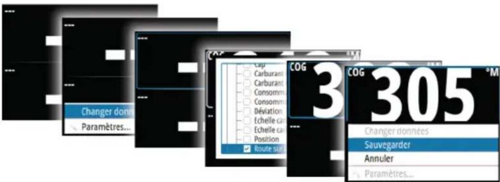 SIMRAD IS42 - Création/modification d'une page personnalisée - 1
