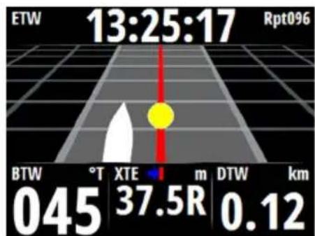 SIMRAD IS42 - Page autoroute - 1