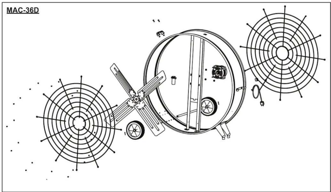 Master MAC30D - Exploded View - 2