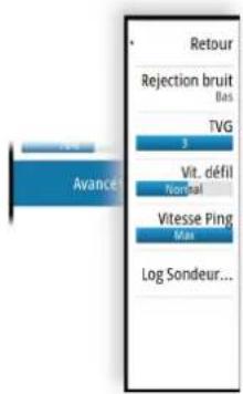 SIMRAD NSS evo3S - Options avances - 1