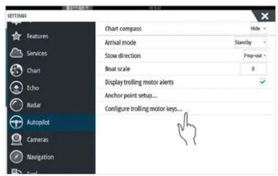 SIMRAD NSS evo3S - Configuration des touches de télécommande du joystick FreeSteer - 1