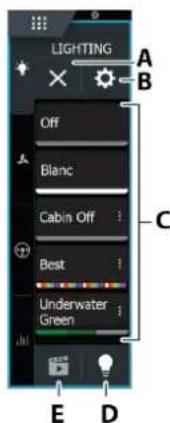 SIMRAD NSS evo3S - Barre de contrôle d'éclairage RVBB NMEA 2000 - 1