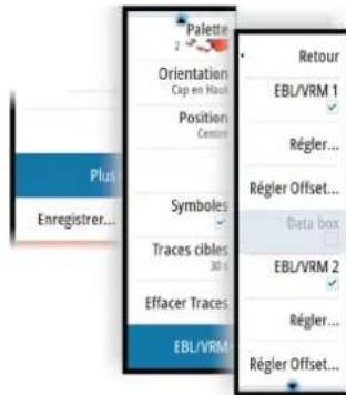 SIMRAD NSS evo3S - Définition d'un marqueur EBL/VRM - 1
