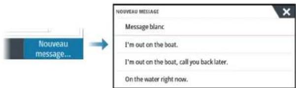 SIMRAD NSS evo3S - Création d'un SMS - 1