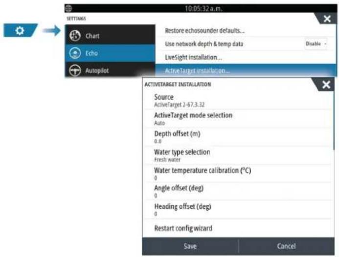 SIMRAD NSS evo3S - Installation d'ActiveTarget 2 - 4