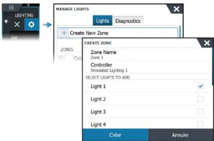 SIMRAD NSS evo3S - Creation d'une nouvelle zone - 1