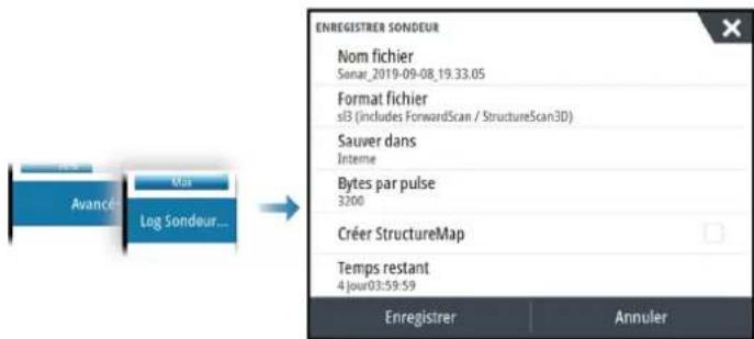 SIMRAD NSS evo3S - Enregistrement des données de sondeur - 1
