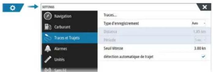 SIMRAD NSS evo3S - Enregistrement automatique des trajets - 2