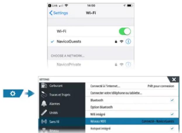 SIMRAD NSS evo3S - Connexion via un point d'accès - 1