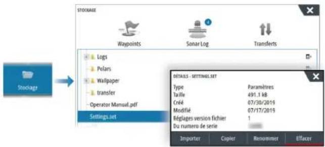 SIMRAD NSS evo3S - Importer les paramètres système - 1