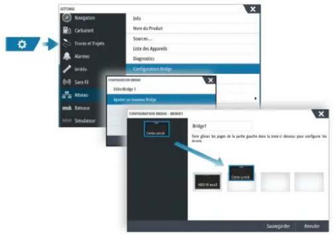 SIMRAD NSS evo3S - Ajout d'affichages à un Pont - 1