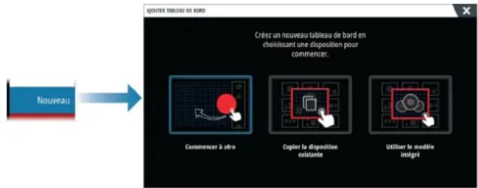 SIMRAD NSS evo3S - Ajouter tableau de bord - 1