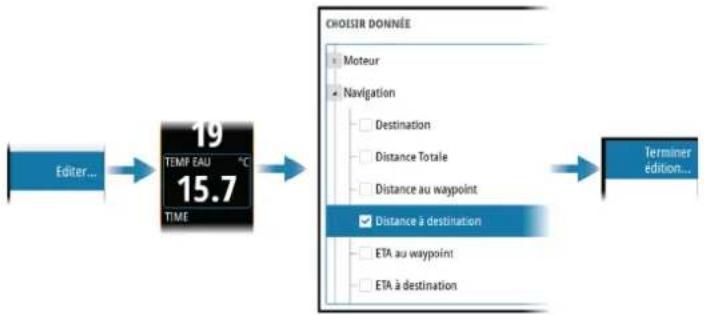SIMRAD NSS evo3S - Modification des données - 1
