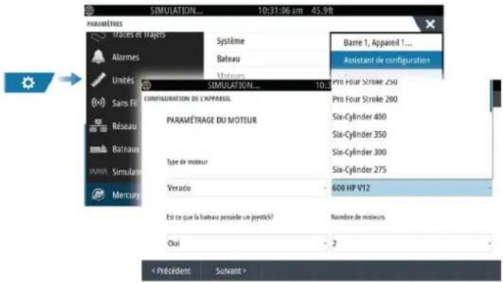 SIMRAD NSS evo3S - Réglagedumoteur - 1