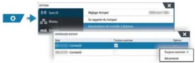 SIMRAD NSS evo3S - Gestion des commandes connectées via le Wi-Fi - 1