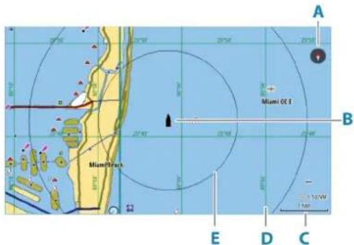 SIMRAD NSS evo3S - Fenêtre de carte - 1