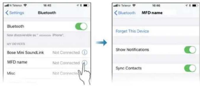 SIMRAD NSS evo3S - Connexion d'un iPhone impossible - 1