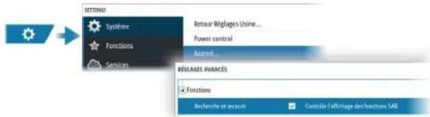 SIMRAD NSS evo3S - Fonction Recherche en mer et sauvetage (SAR) - 1