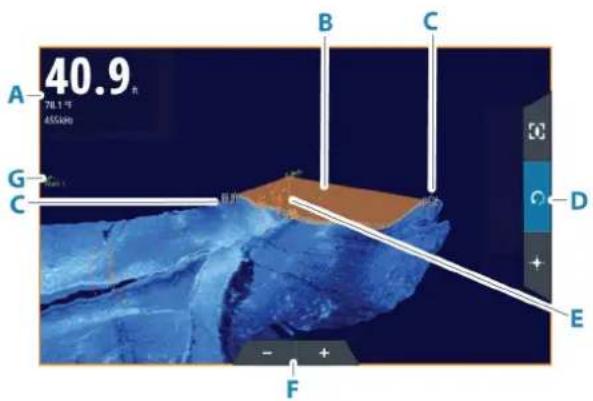 SIMRAD NSS evo3S - Fenêtre 3D - 1